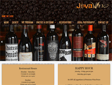 Tablet Screenshot of javavinolax.com